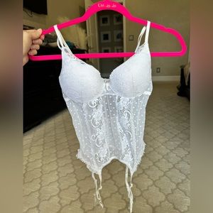 Victoria Secret Angles white lingerie